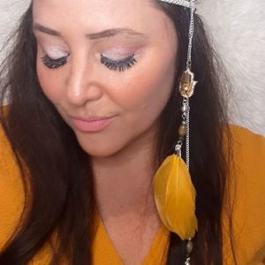 Custom Handmade Feather Hair Roach Clips